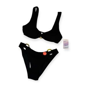 Forever 21 Black Bikini Set | NWT | Size Small | Padded